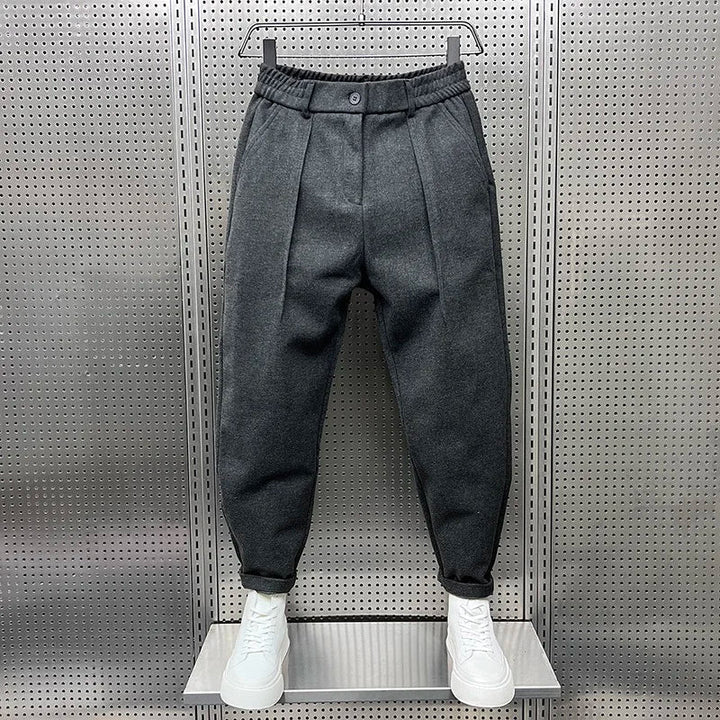 Marcello™ Elegant Mélange Trousers/Pants