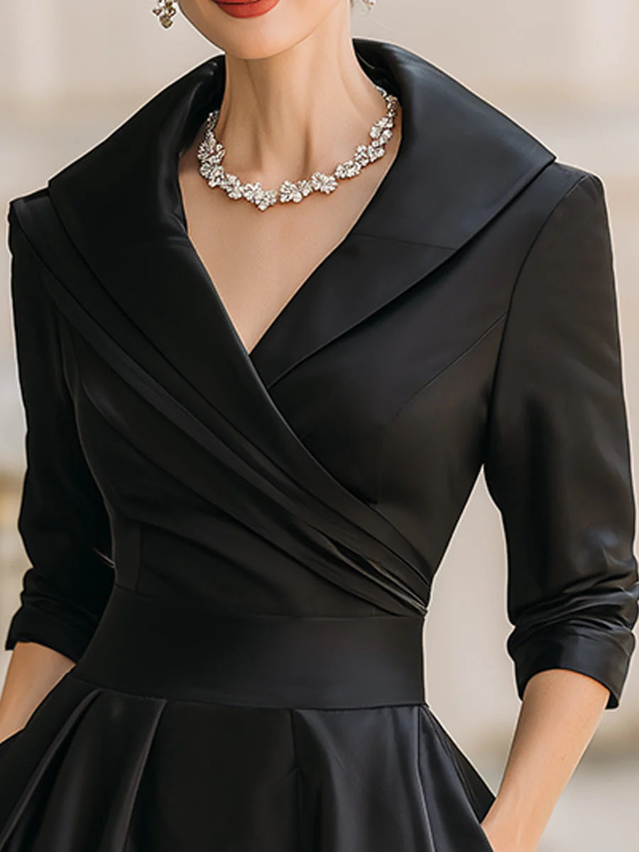 Lina | Satin Midi Dress