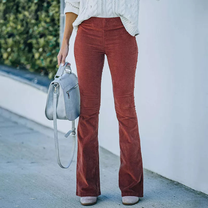 Chloe I Corduroy Flare Pants