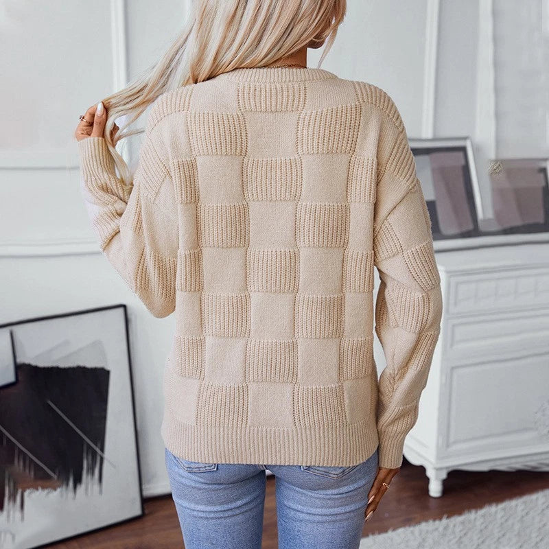 The CheckerChic Knit Sweater
