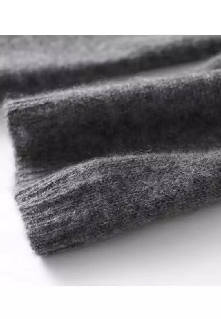 HALLIE | ASYMMETRICAL BUTTON SWEATER