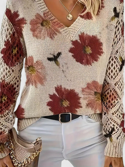 Daisy™ Floral Knit Jumper