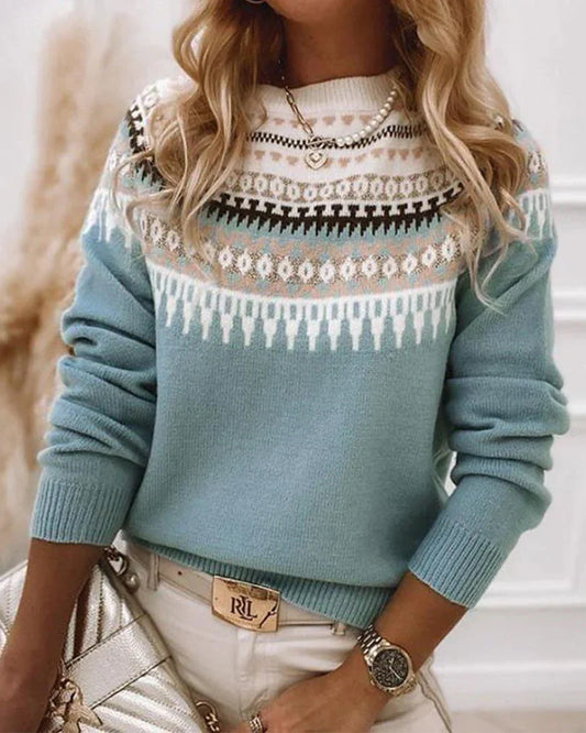 JAYDA | NORDIC PATTERN SWEATER