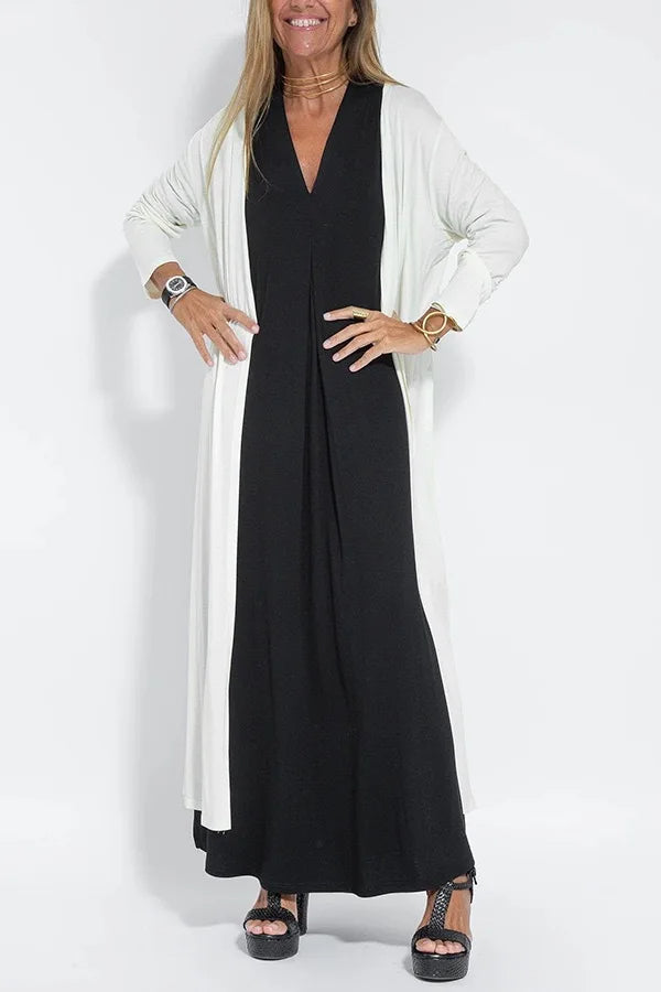 Lyvazza - Elegant long dress + cardigan FREE