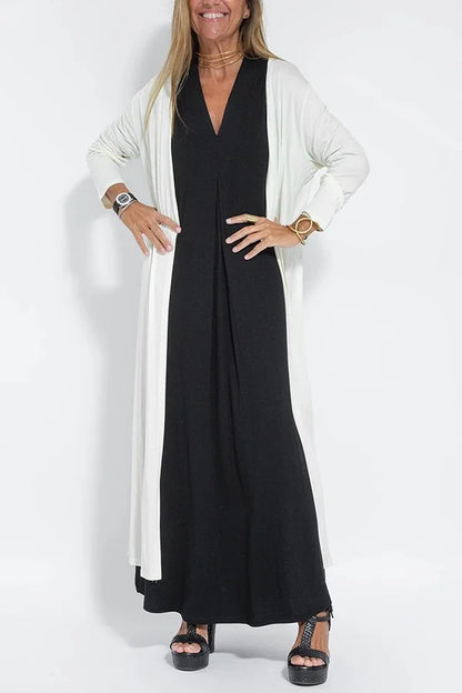 Lyvazza - Elegant long dress + cardigan FREE