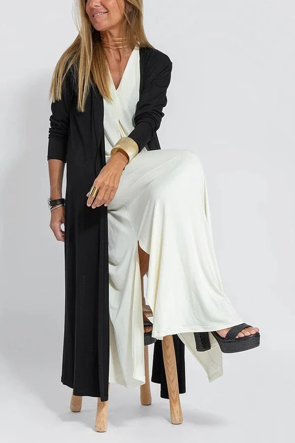 Lyvazza - Elegant long dress + cardigan FREE