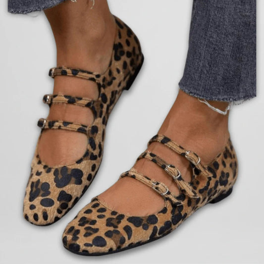 Liv | Animal Print Ballerina Flats