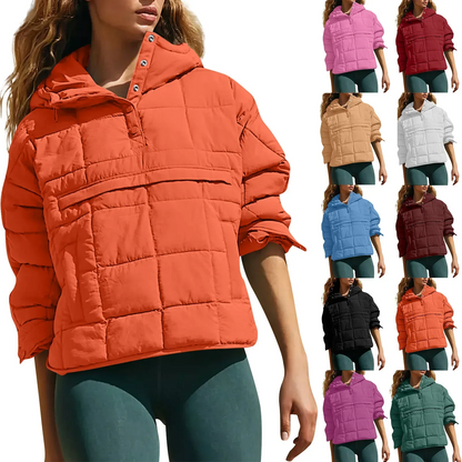 Farell™ – Oversized Hooded Pullover Jacket