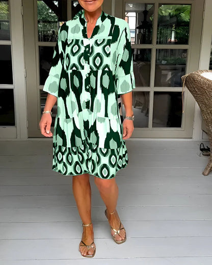 Lavira - Elegant Midi Dress