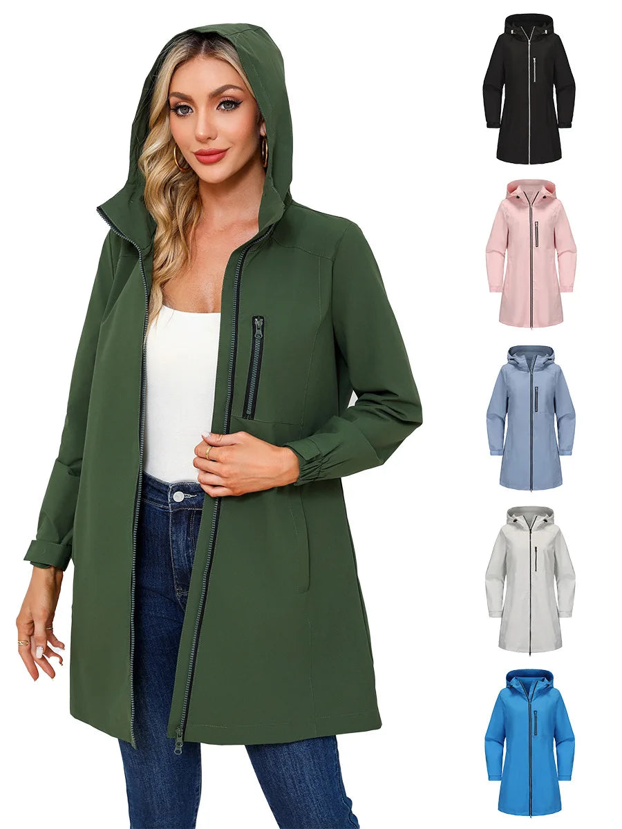 Helen™ Women's Waterproof Long Jacket