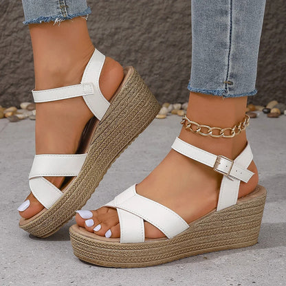 XALENE | STYLISH WEDGE SANDALS