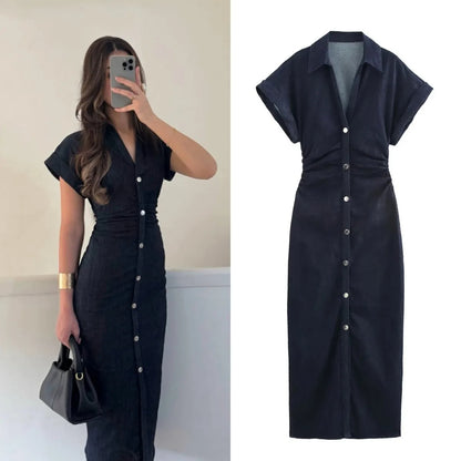 Ginevra - Structured Floral Lace Maxi Dress