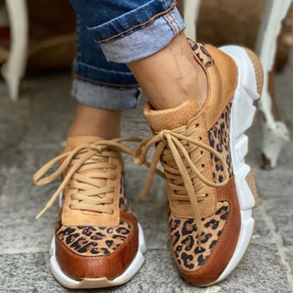 Crizzy | Comfortable Leopard Trainers