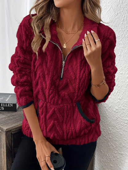 Lyenne | Soft Touch Plush Sweatshirt