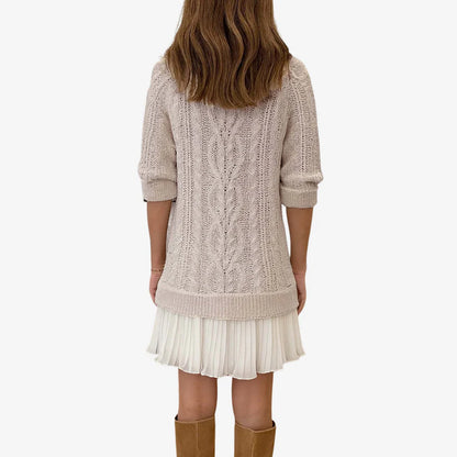 Zorina Knit Sweater Dress