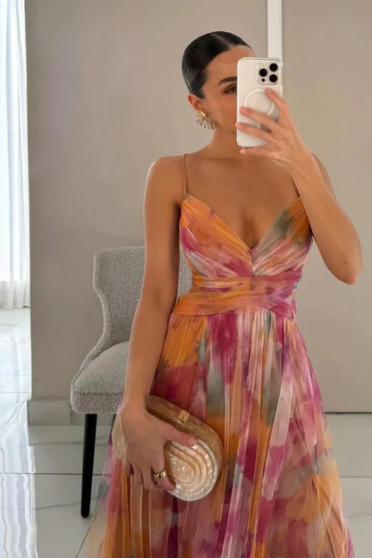 Esme – Flowy Printed Dress