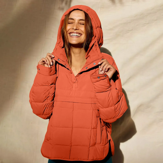 Farell™ – Oversized Hooded Pullover Jacket