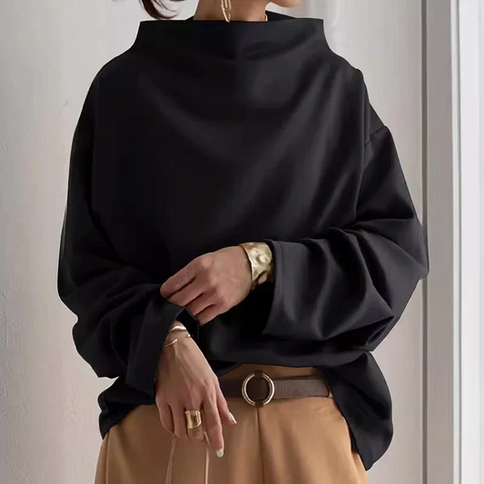 Elly | High-Neck Soft Knit Top