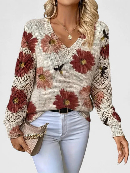 Daisy™ Floral Knit Jumper