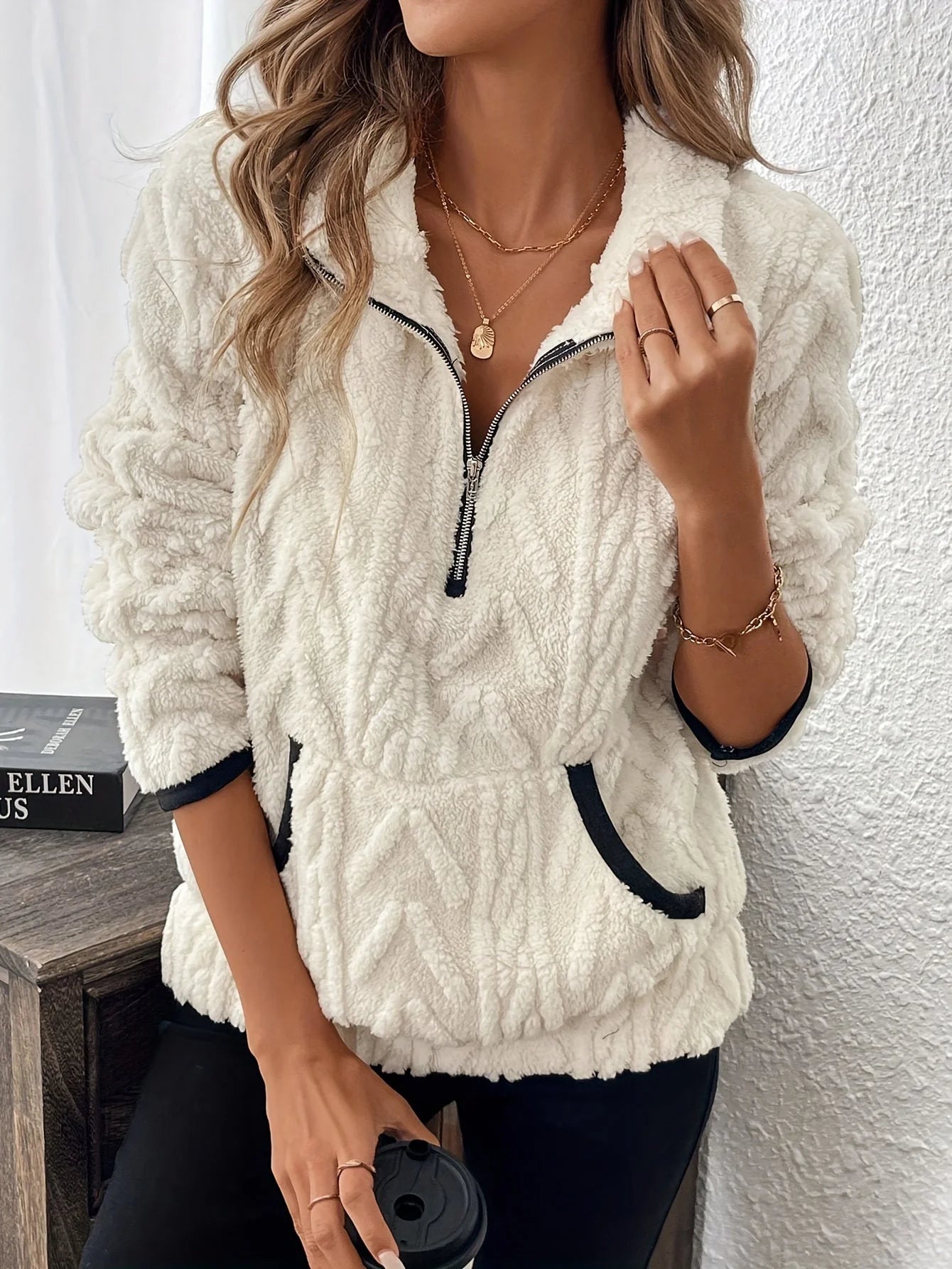 Lyenne | Soft Touch Plush Sweatshirt