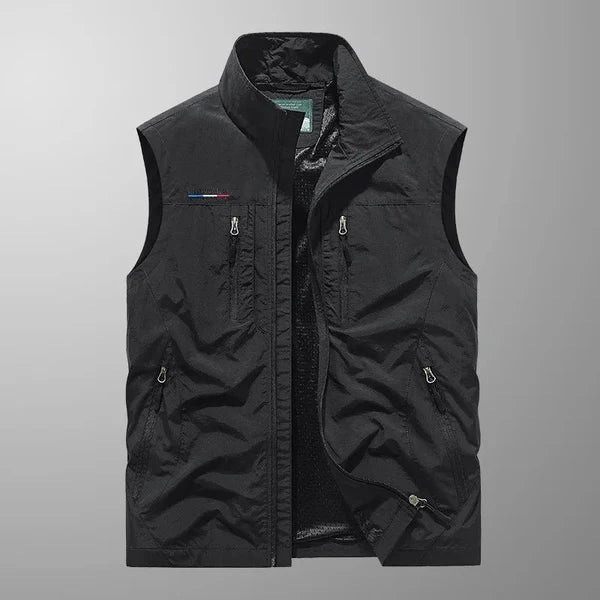 Vincent | Multi-Pocket Breathable Classic Cargo Gilet