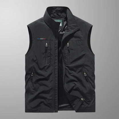 Vincent | Multi-Pocket Breathable Classic Cargo Gilet