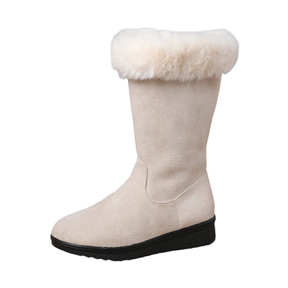Sophie - Faux Fur Lined Zipper Boots