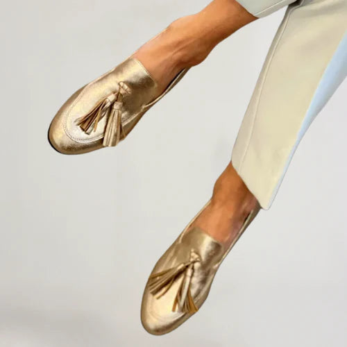 Sophie | Golden Women's Moccasins