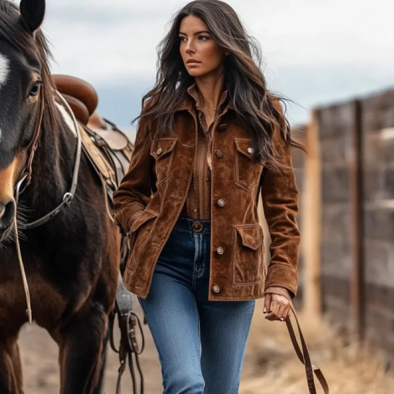 Durham Leather Field Jacket