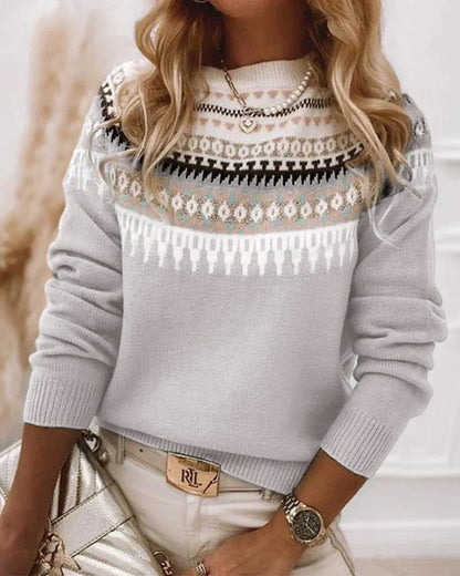 JAYDA | NORDIC PATTERN SWEATER
