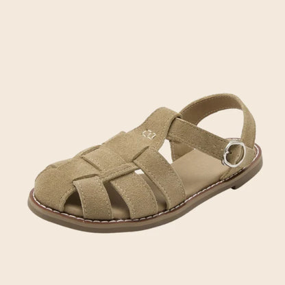DAXIA | VINTAGE STRAP FLAT SANDALS