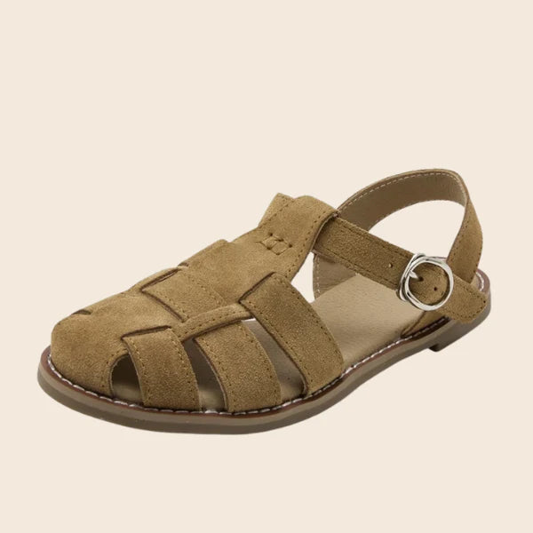 DAXIA | VINTAGE STRAP FLAT SANDALS