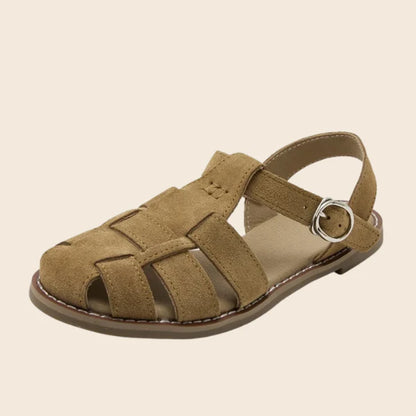 DAXIA | VINTAGE STRAP FLAT SANDALS