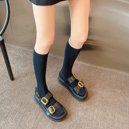 ROMEA | GOLD BUCKLE SLINGBACK SANDALS