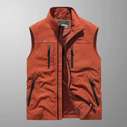 Vincent | Multi-Pocket Breathable Classic Cargo Gilet