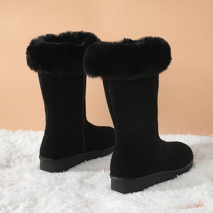 Sophie - Faux Fur Lined Zipper Boots
