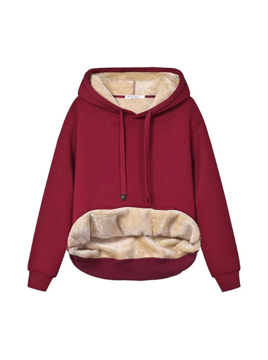 Evelyn Cosy Teddy Lined Hoodie
