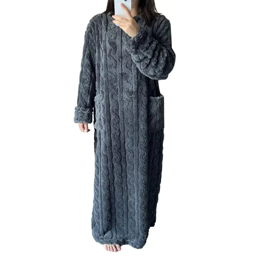 Vreni – Winter Coral Velvet Home Clothes