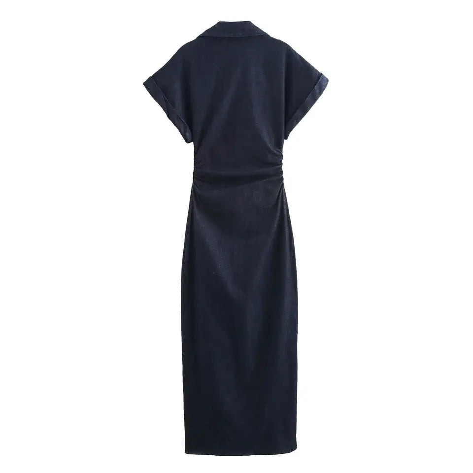 Ginevra - Structured Floral Lace Maxi Dress