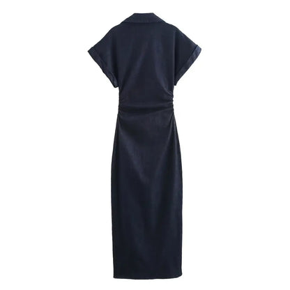 Ginevra - Structured Floral Lace Maxi Dress