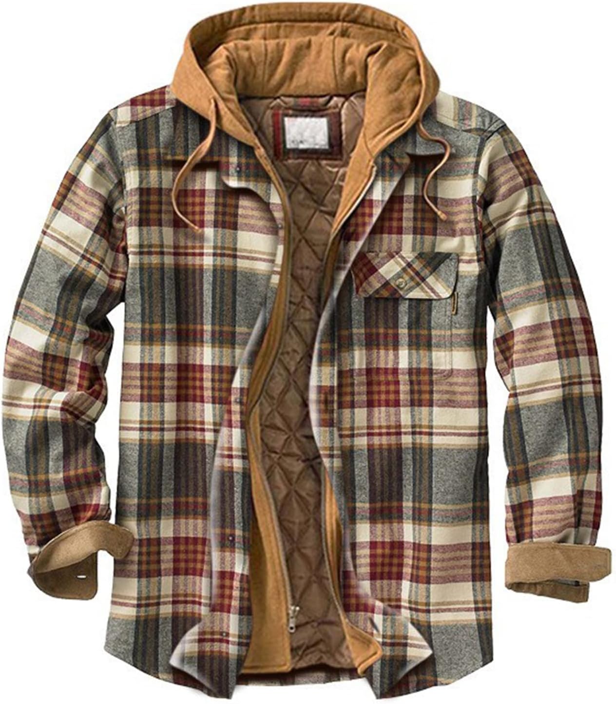 NOHR | Patchwork Waistcoat with Check Pattern