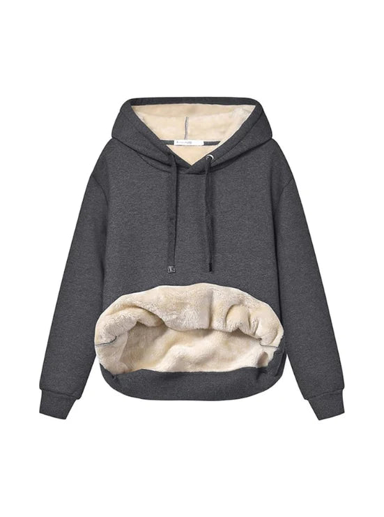 Evelyn Cosy Teddy Lined Hoodie