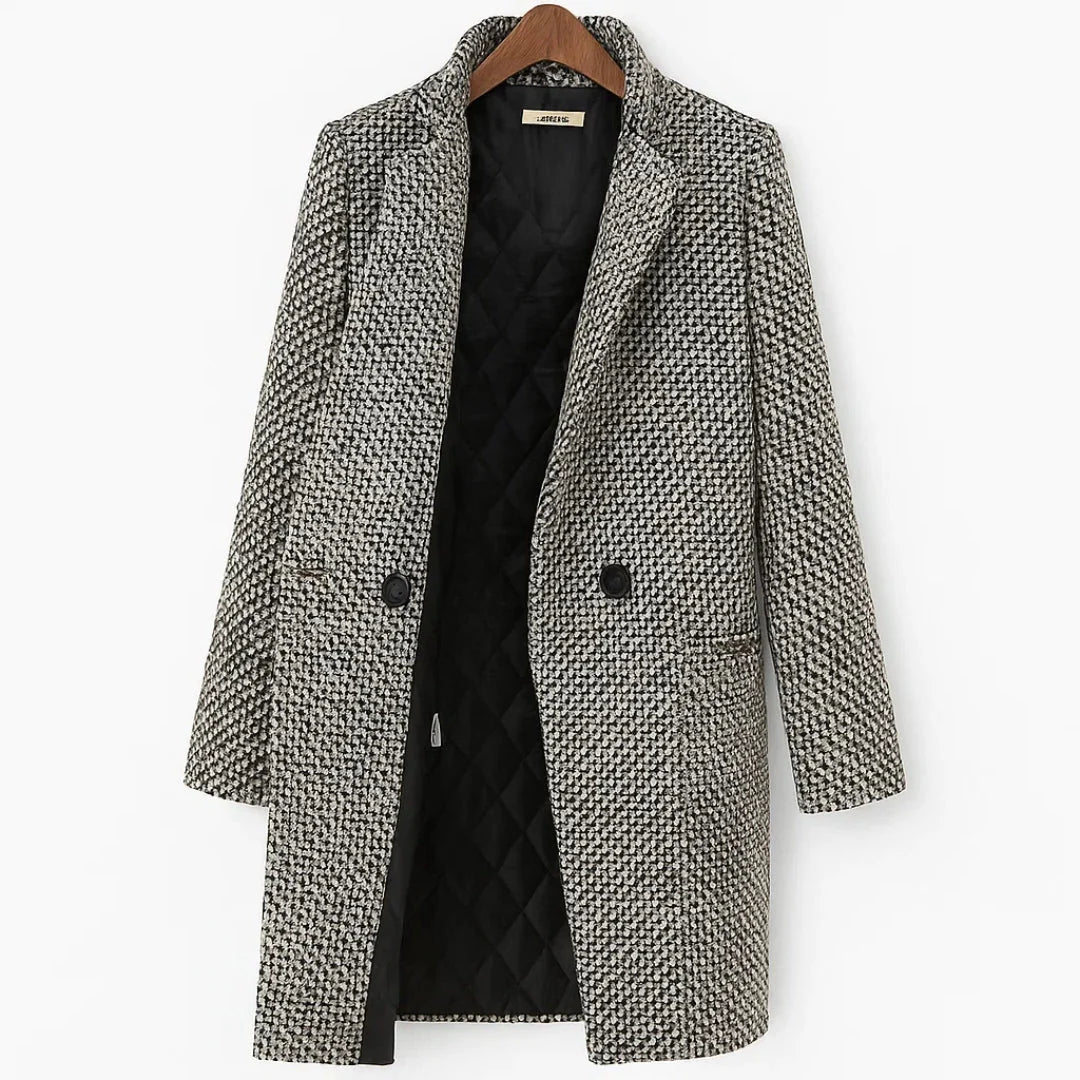 Kensington Wool‑Blend Long Jacket