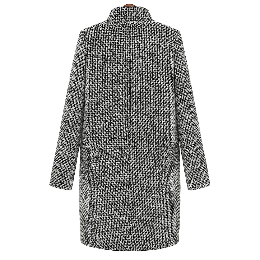 Kensington Wool‑Blend Long Jacket