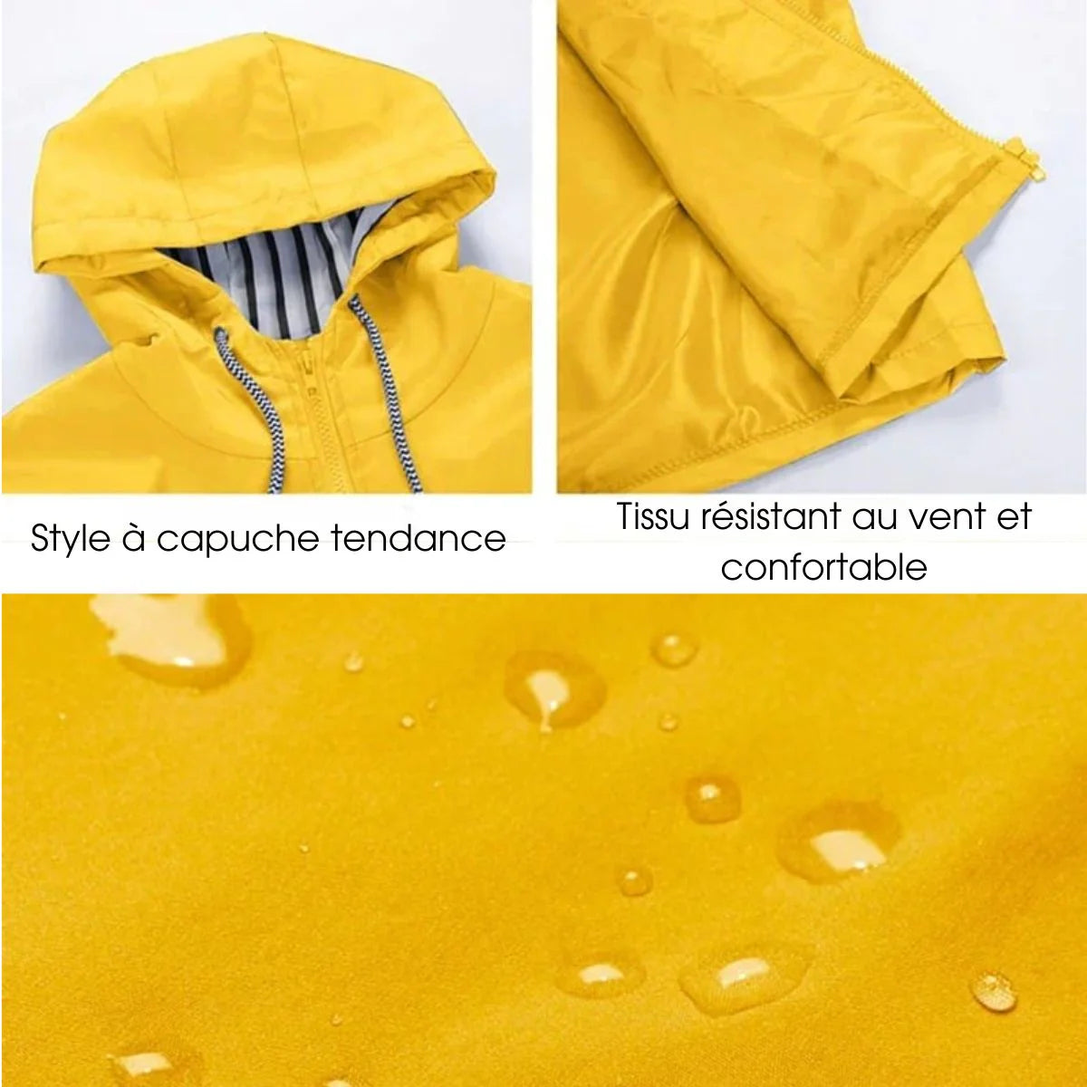 Linda - Hooded Rain Jacket