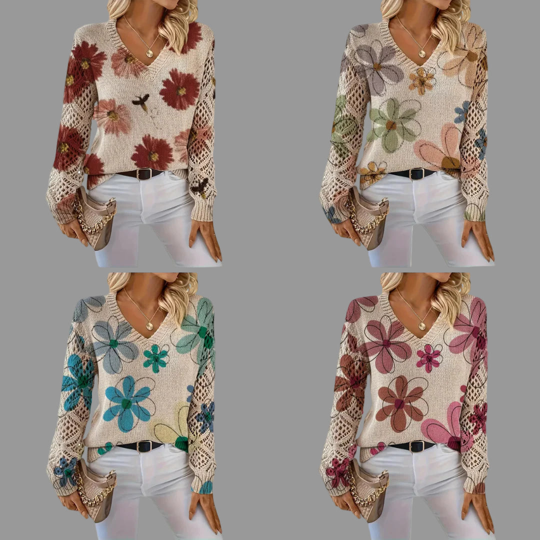 Daisy™ Floral Knit Jumper