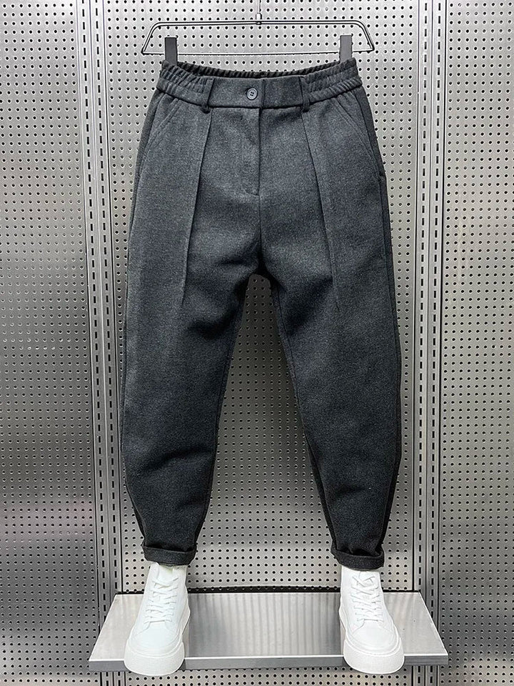 Marcello™ Elegant Mélange Trousers/Pants