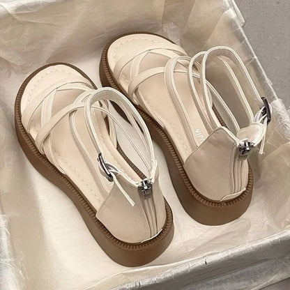 SAELYN | MODERN STRAPPY PLATFORM SANDALS