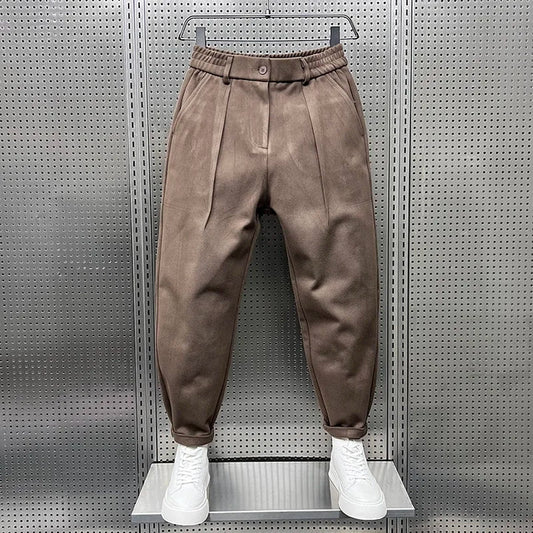Marcello™ Elegant Mélange Trousers/Pants