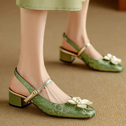 Jaylene – Elegant Block Heel Pumps